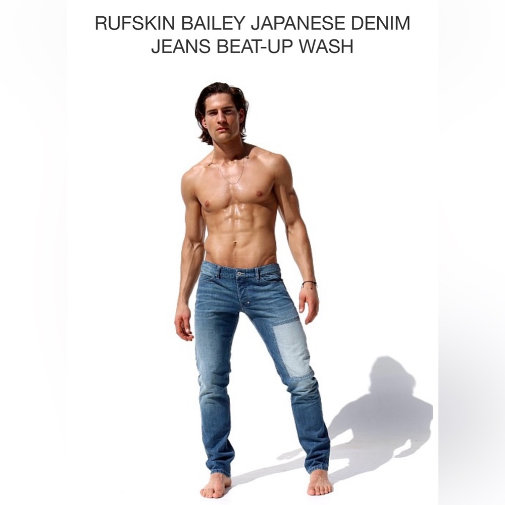 Men's Rufskin Bailey Japanese Denim Jeans
Beat-Up Wash Size 32 x 32